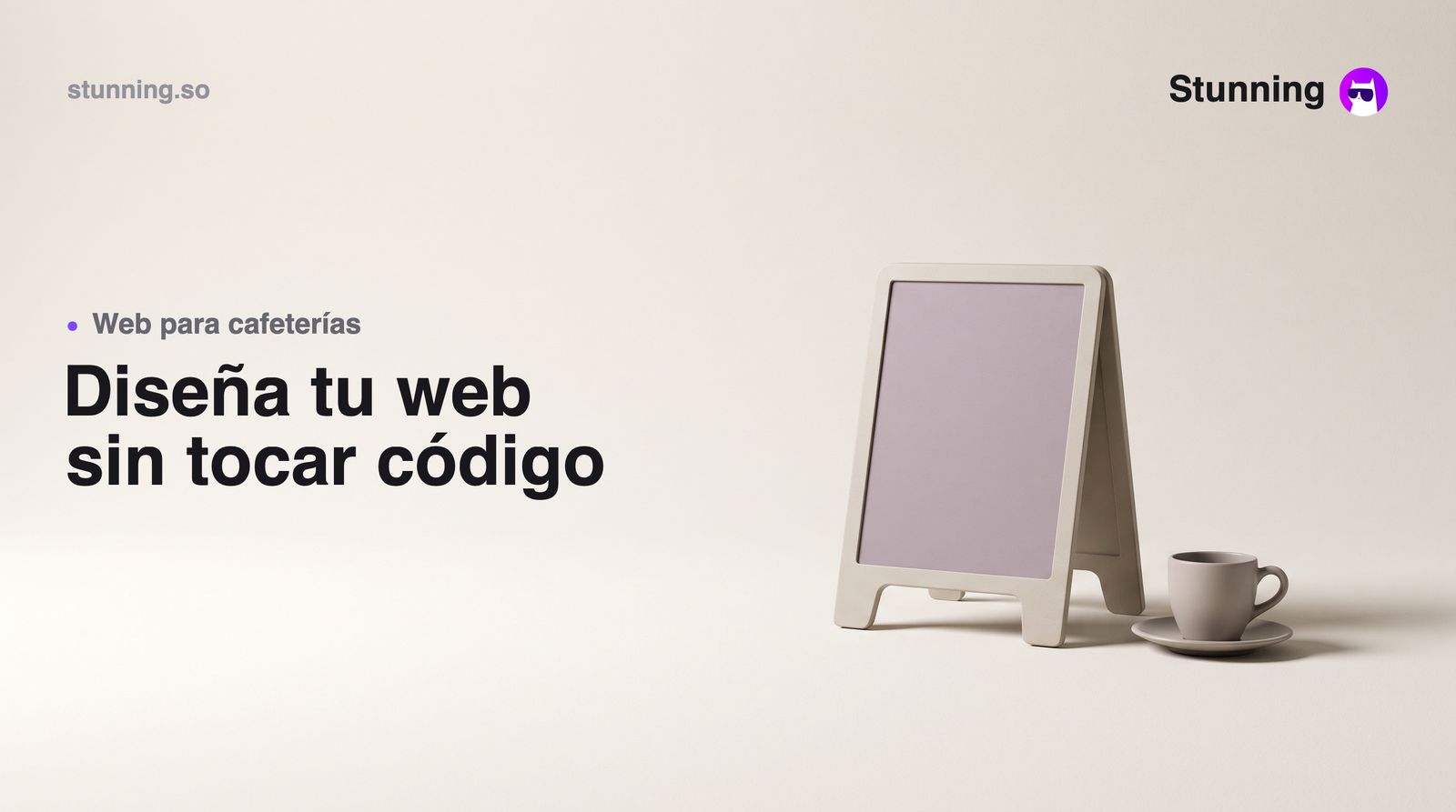 Cómo crear un sitio web para tu cafetería sin programar