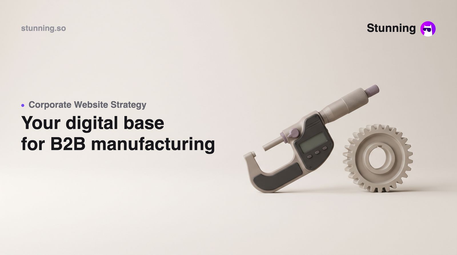 Corporate B2B Website for Your Manufacturing Business
