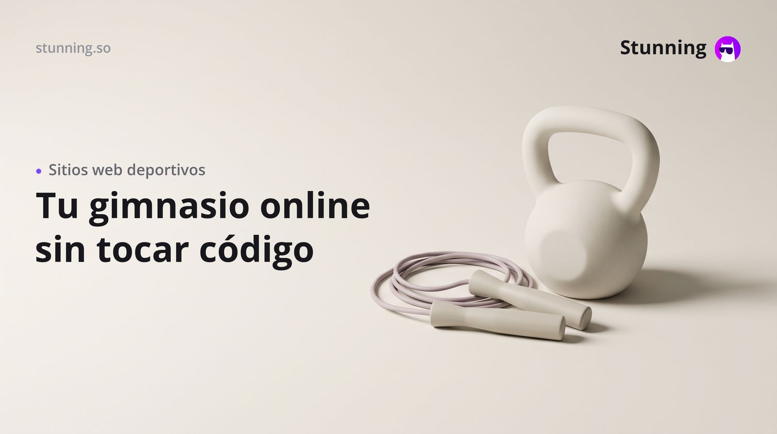 Cómo crear un sitio de club o academia de fitness sin programar