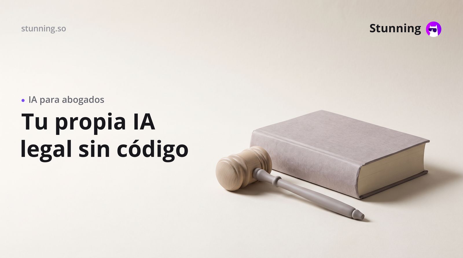 Cómo crear una plataforma de IA jurídica sin programar