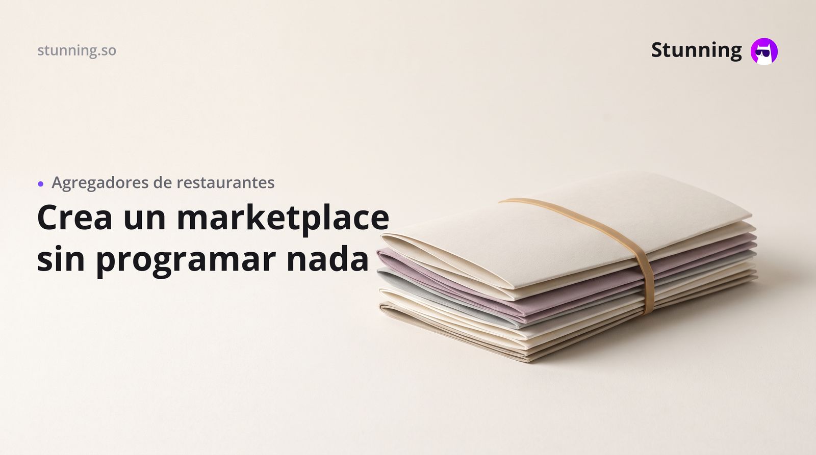 Cómo crear un marketplace de restaurantes sin programar