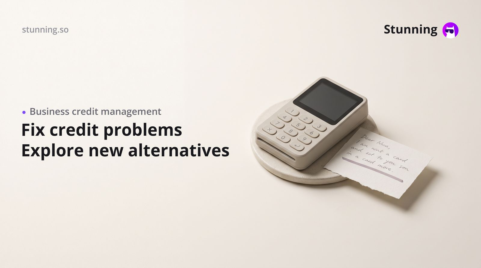 Lovable Alternative: Fix the Credit Problem