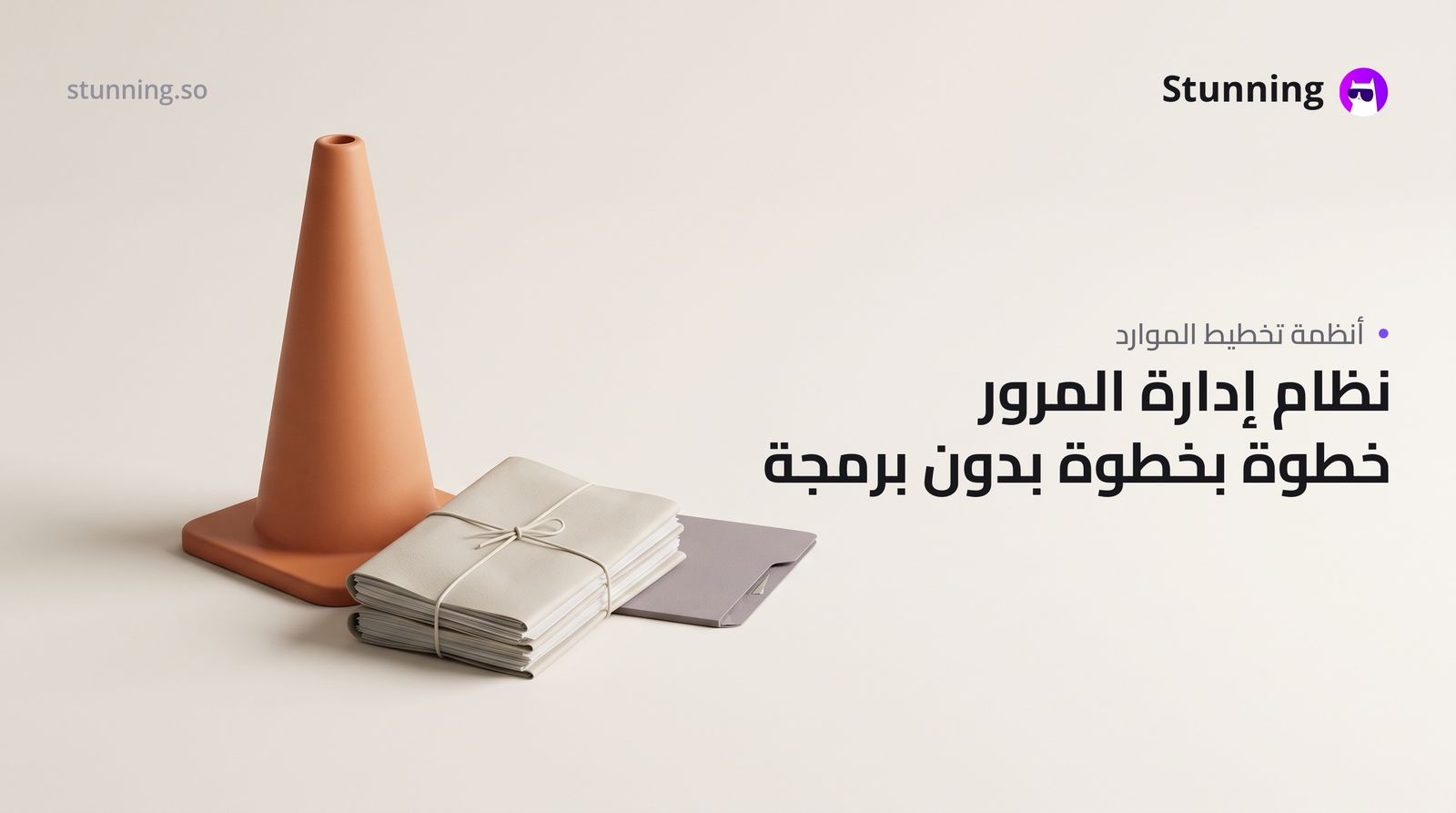 كيفية إنشاء ERP لإدارة مديريات المرور الحكومية (بدون برمجة)