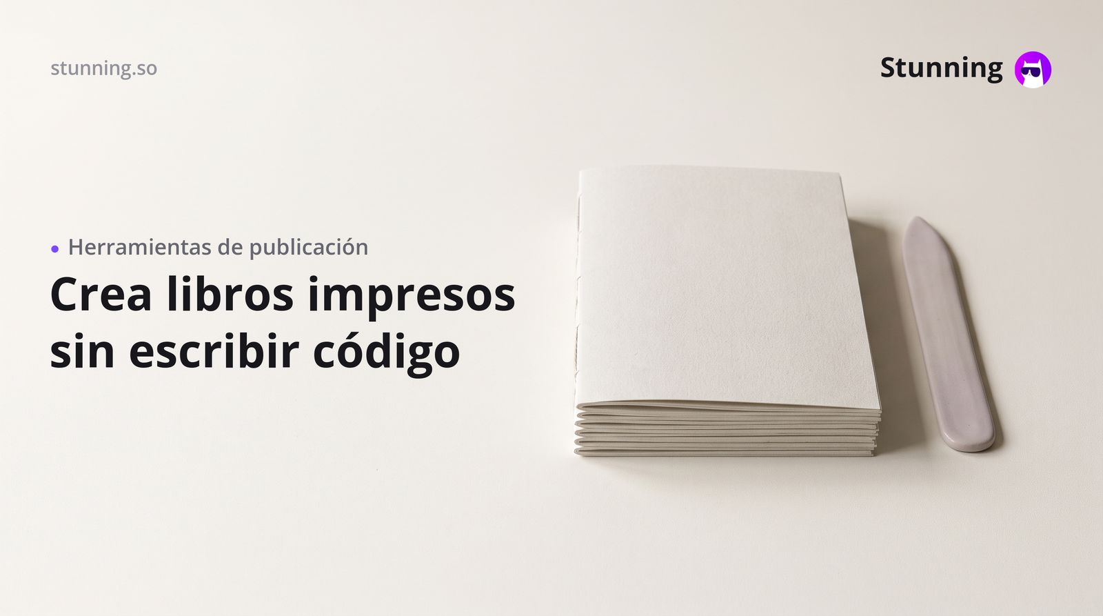 Herramientas de creación de libros para imprenta editorial sin programar
