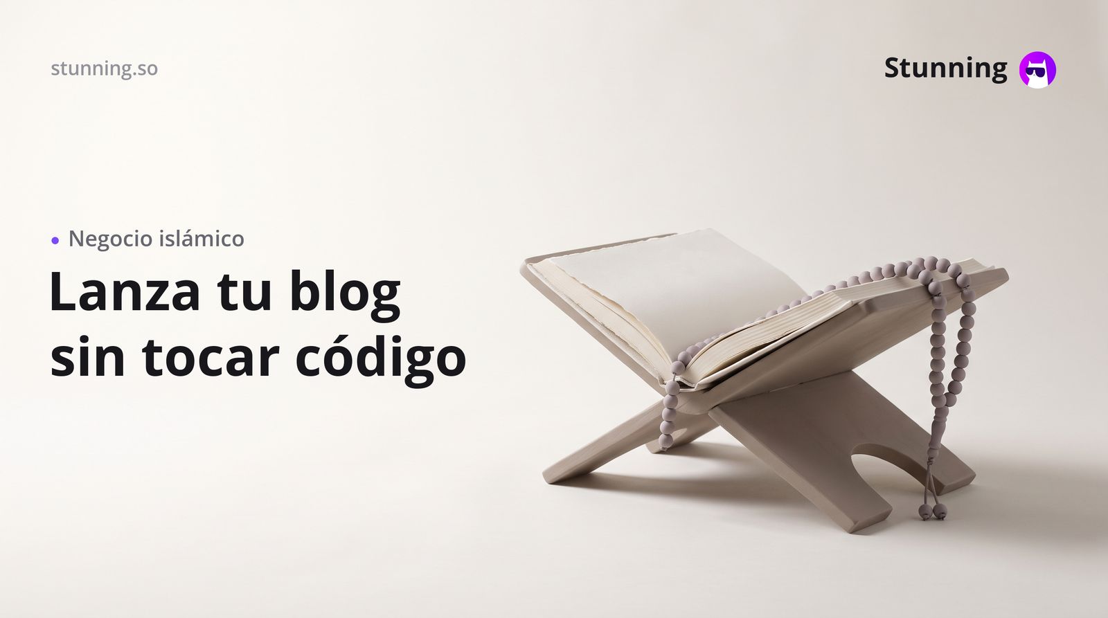 Cómo crear un blog para tu negocio religioso islámico (sin programar)