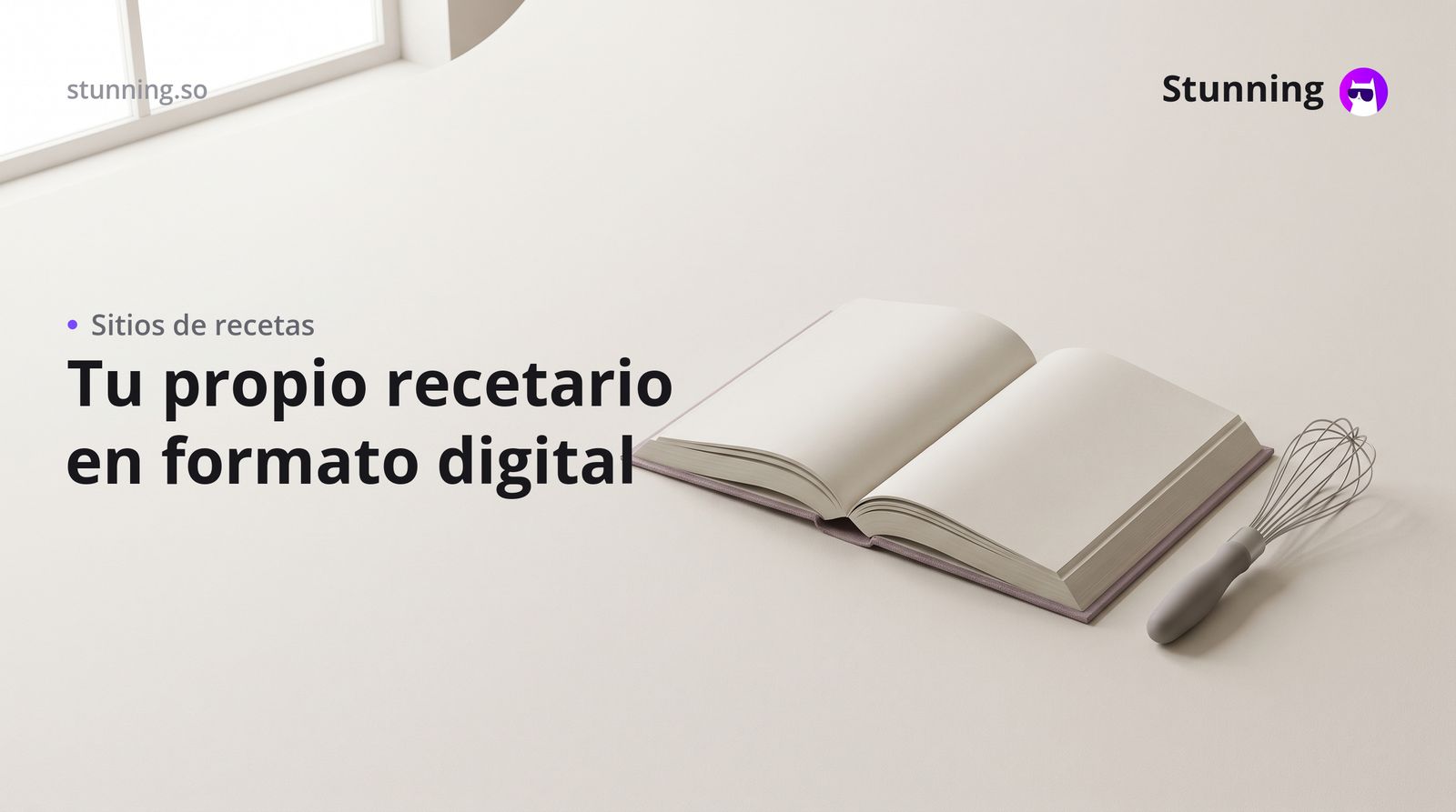 Cómo crear un sitio de recetas para tu negocio de alimentos y bebidas