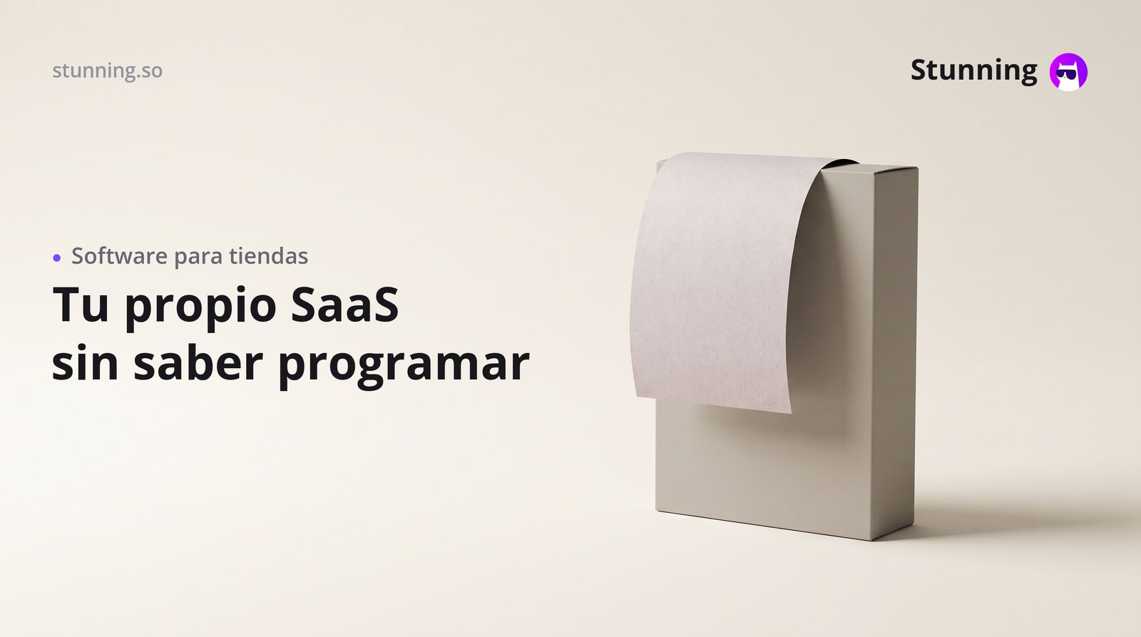 Cómo crear un SaaS para tu negocio de retail (sin programar)