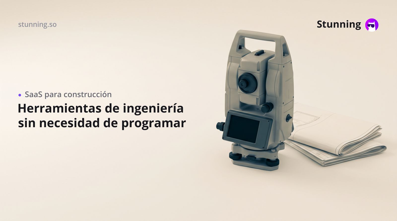 Herramientas SaaS de ingeniería para construcción sin programar