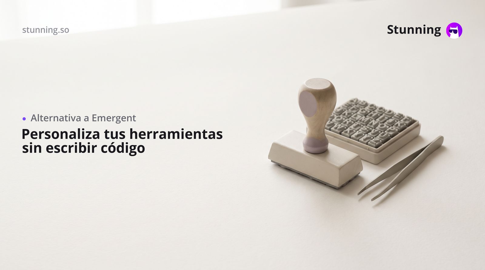 Alternativa a Emergent: personaliza sin programar