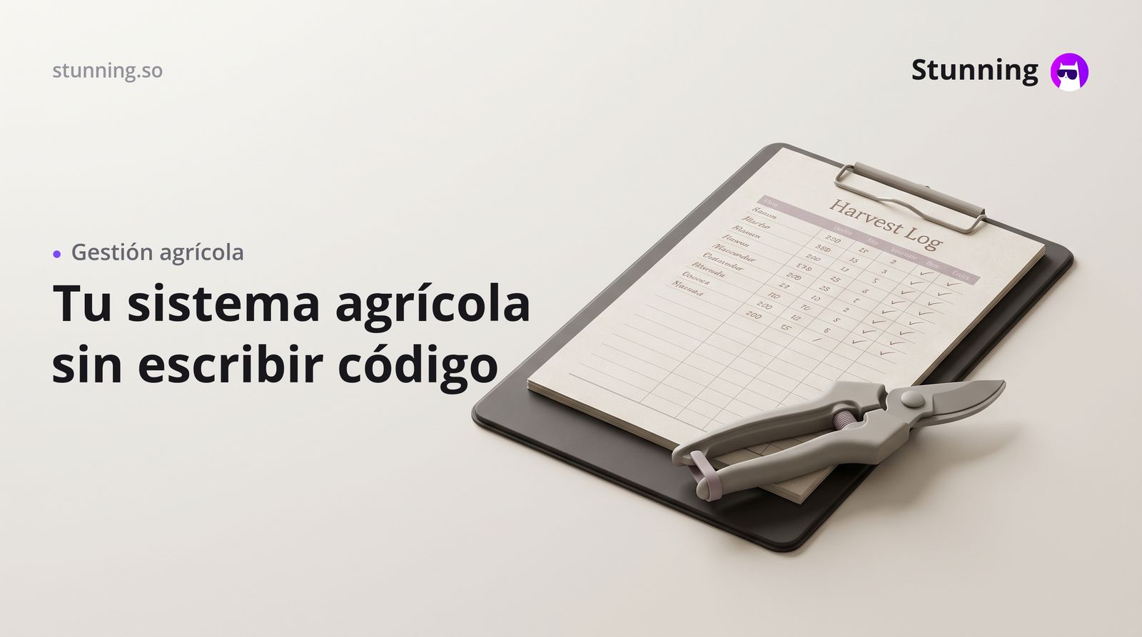 ERP agrícola: crea tu sistema de gestión sin programar
