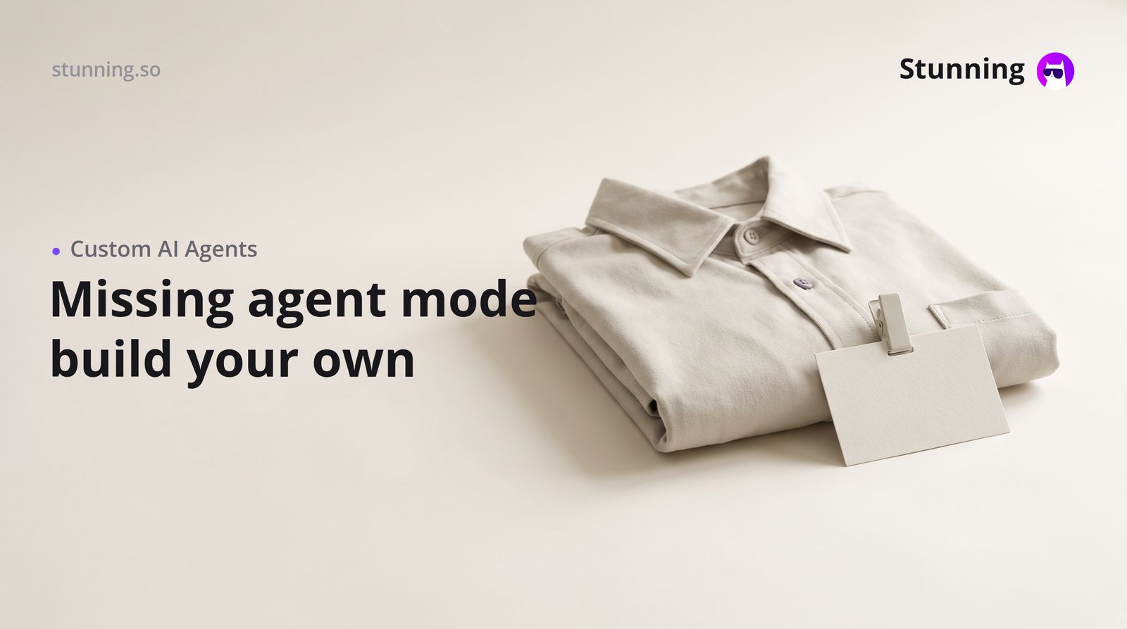 Agent Mode Not Showing in ChatGPT? Build Your Own AI Agent
