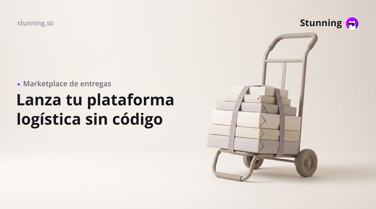 Cómo crear un Marketplace de entregas y logística sin programar