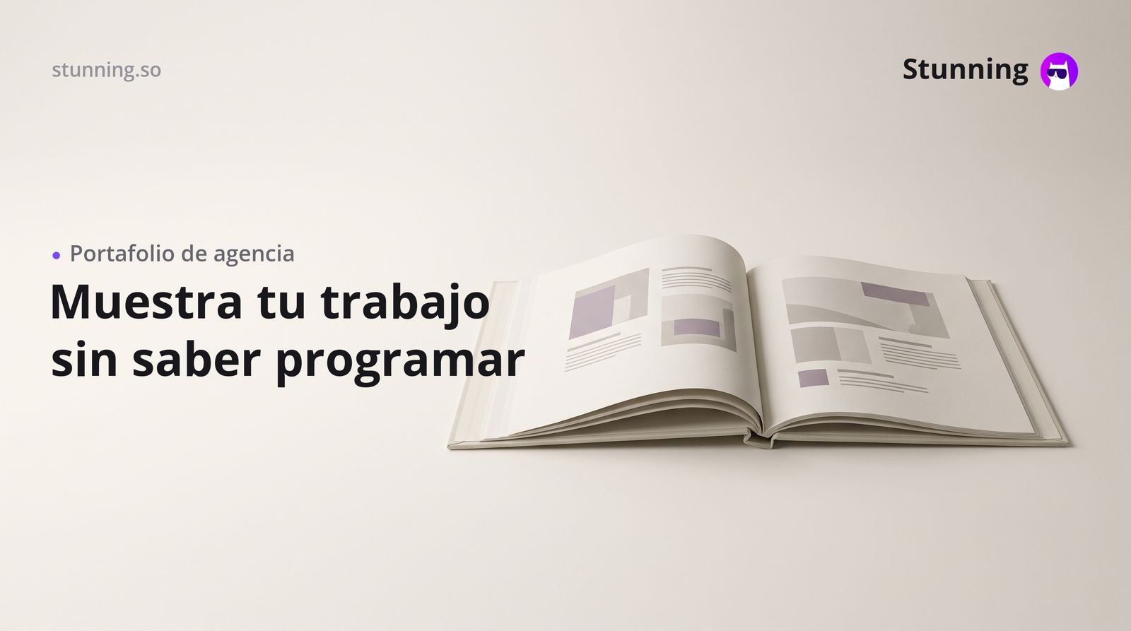 Cómo crear un portafolio para tu agencia de marketing (sin programar)