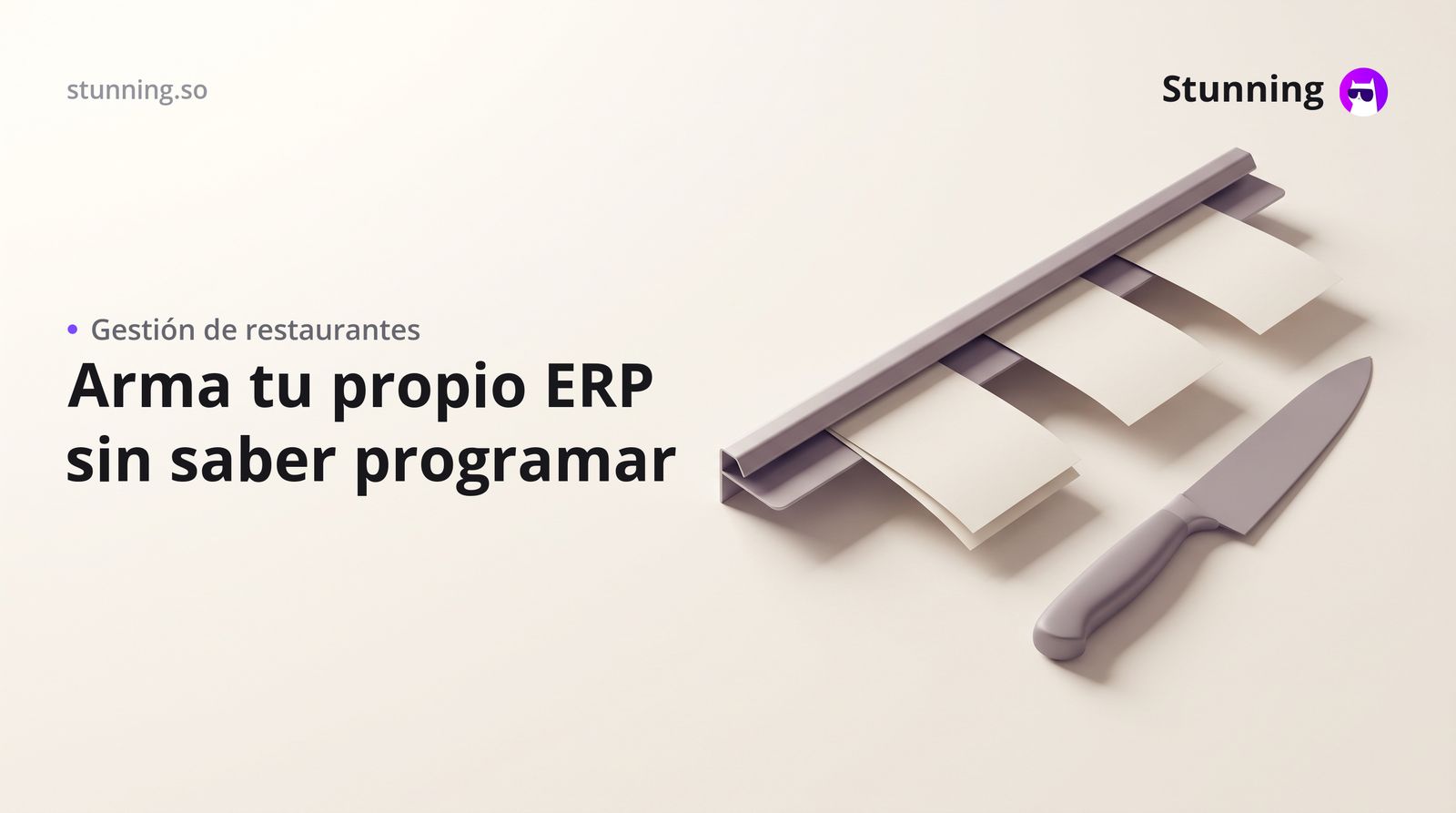 ERP para restaurante: cómo crear el tuyo sin programar