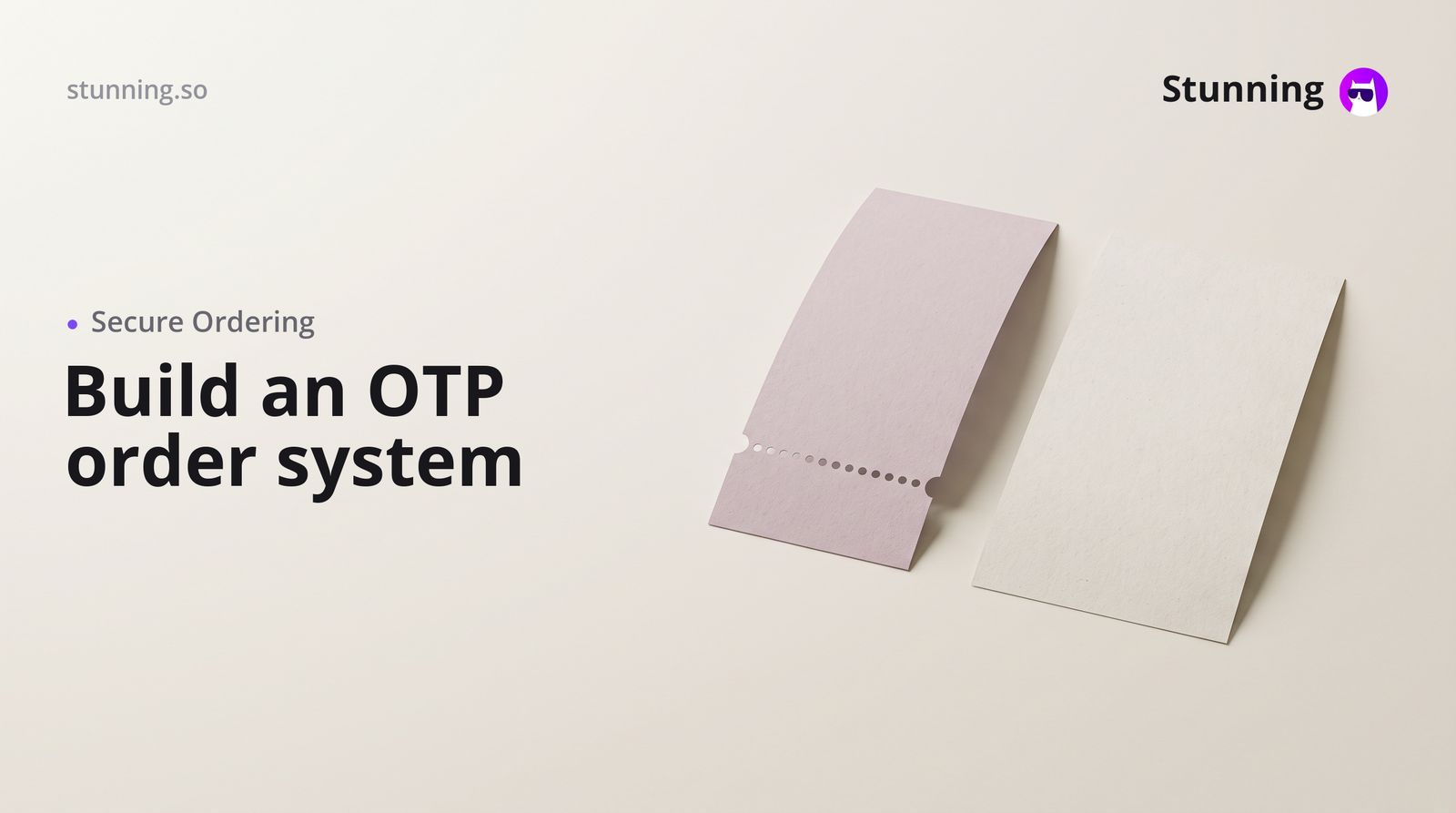 How to Build an OTP Order System for Your Business