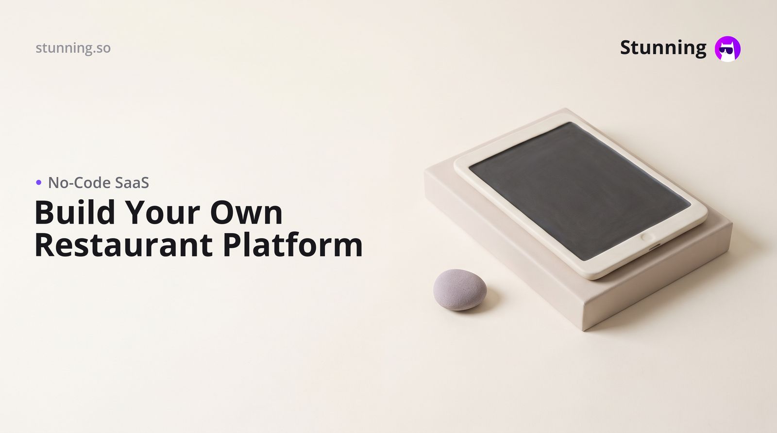 How to Build a SaaS for Your Restaurant Business (No Code)