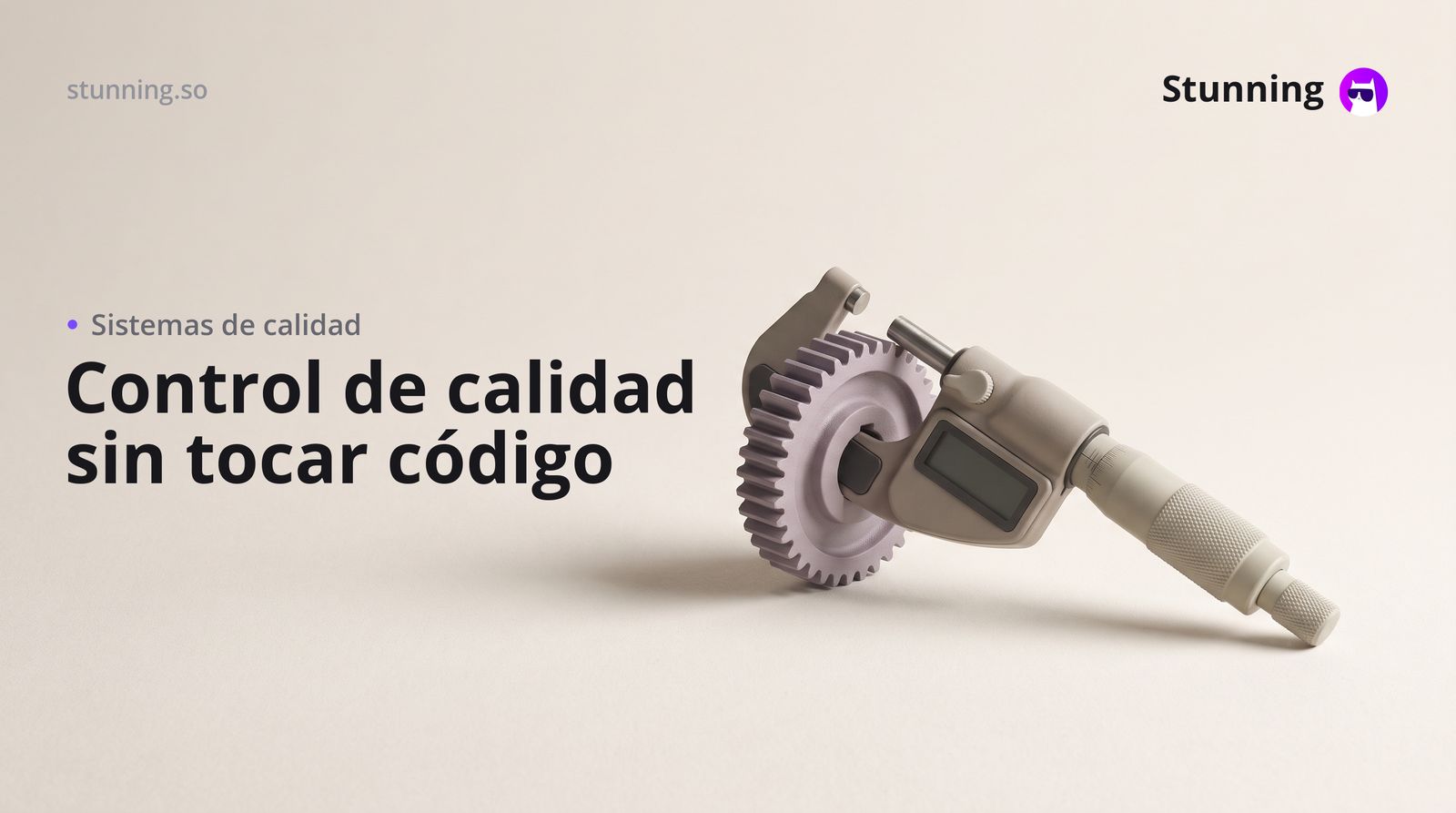 Sistema de calidad y mantenimiento para manufactura sin programar
