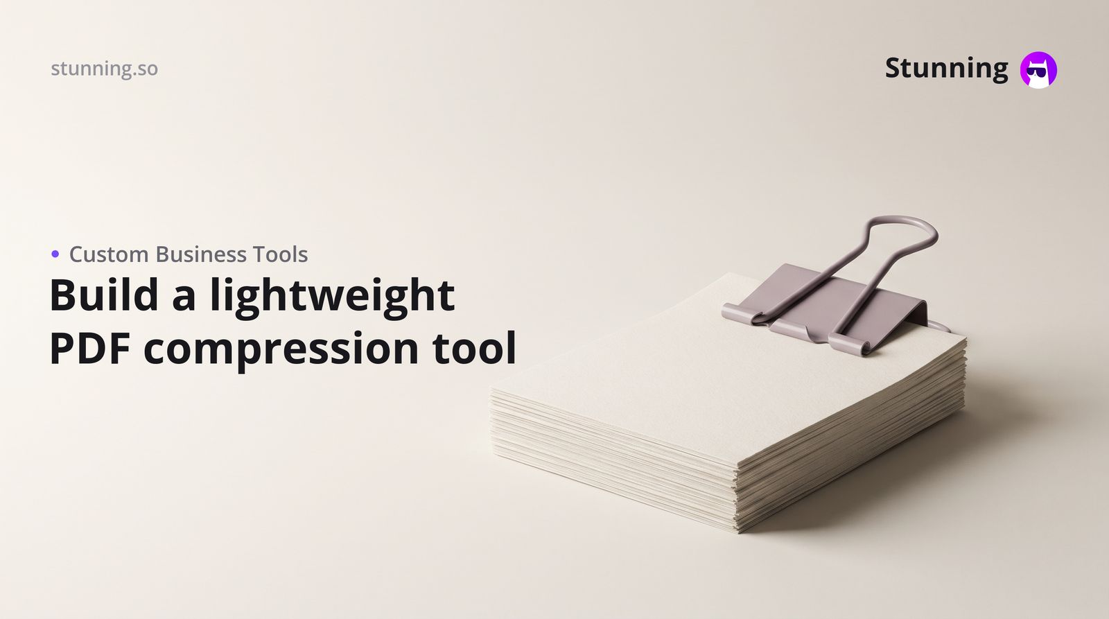 How to Build a Light PDF Compressor Tool for Your Business