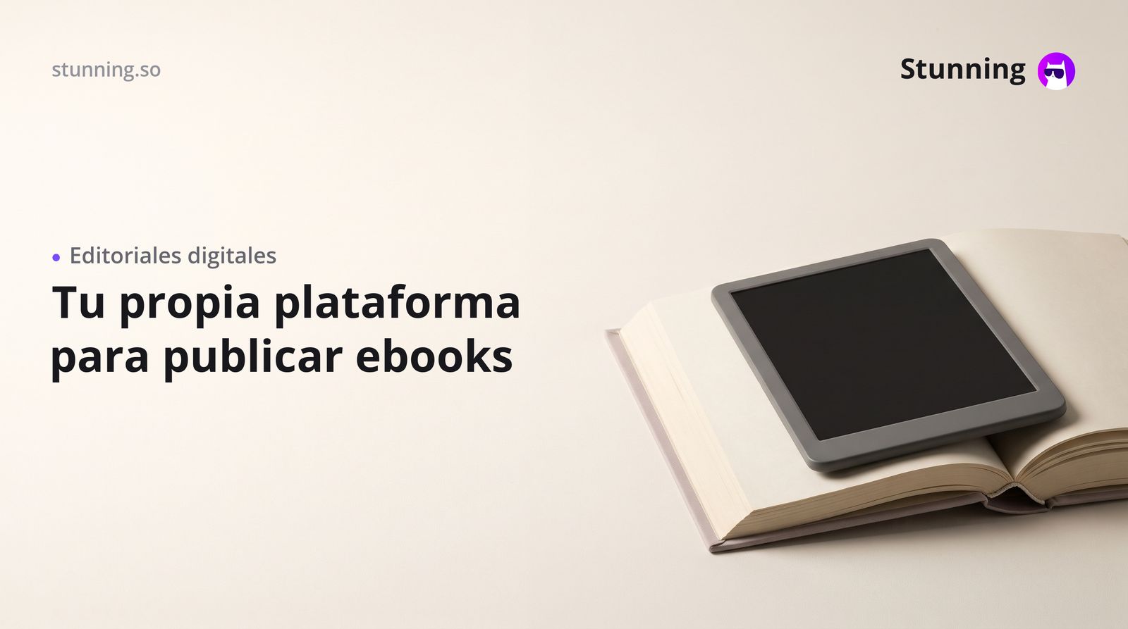 Cómo crear un sitio de publicación de ebooks para tu editorial