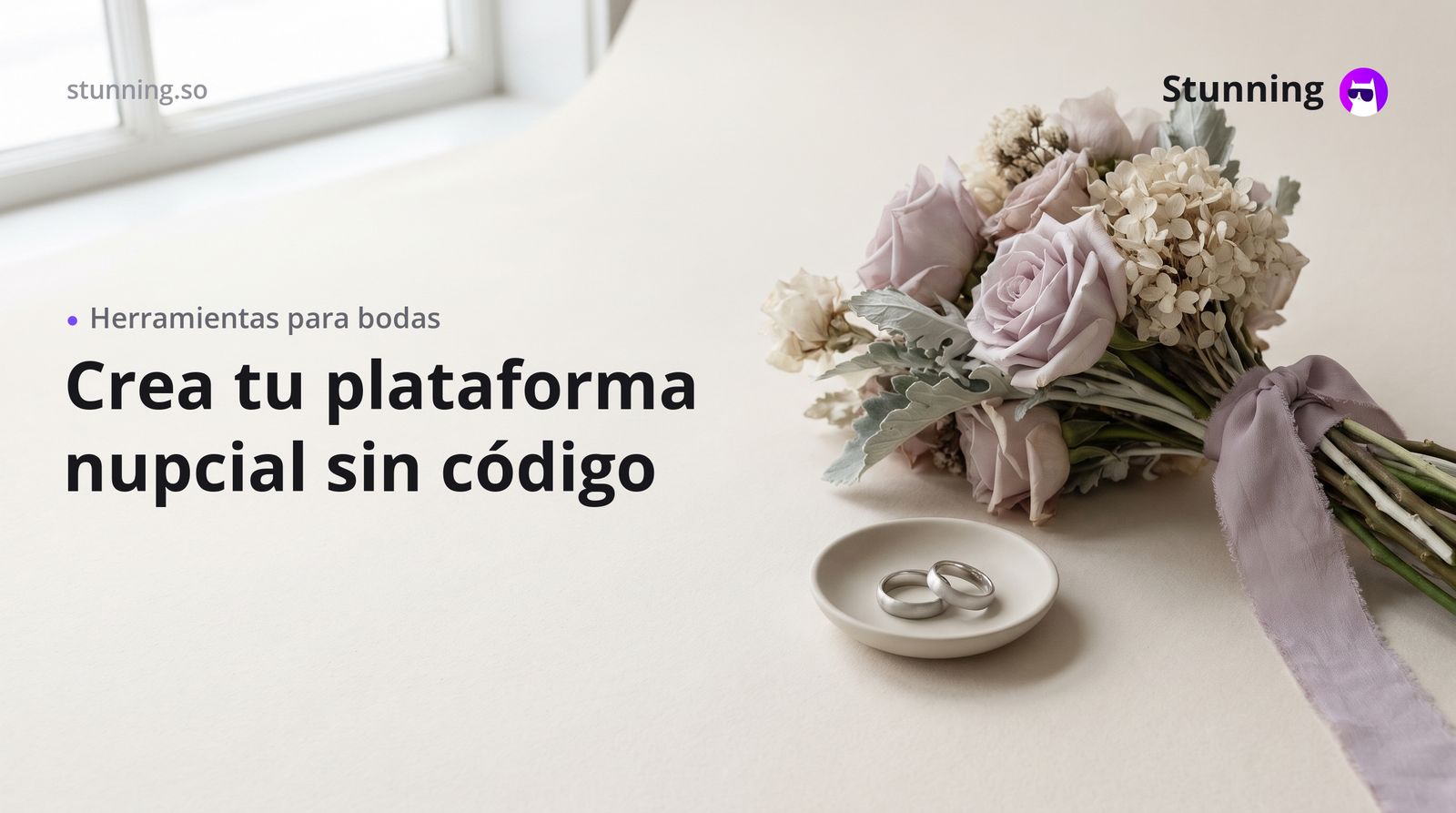 Cómo crear una plataforma de herramientas para bodas sin programar