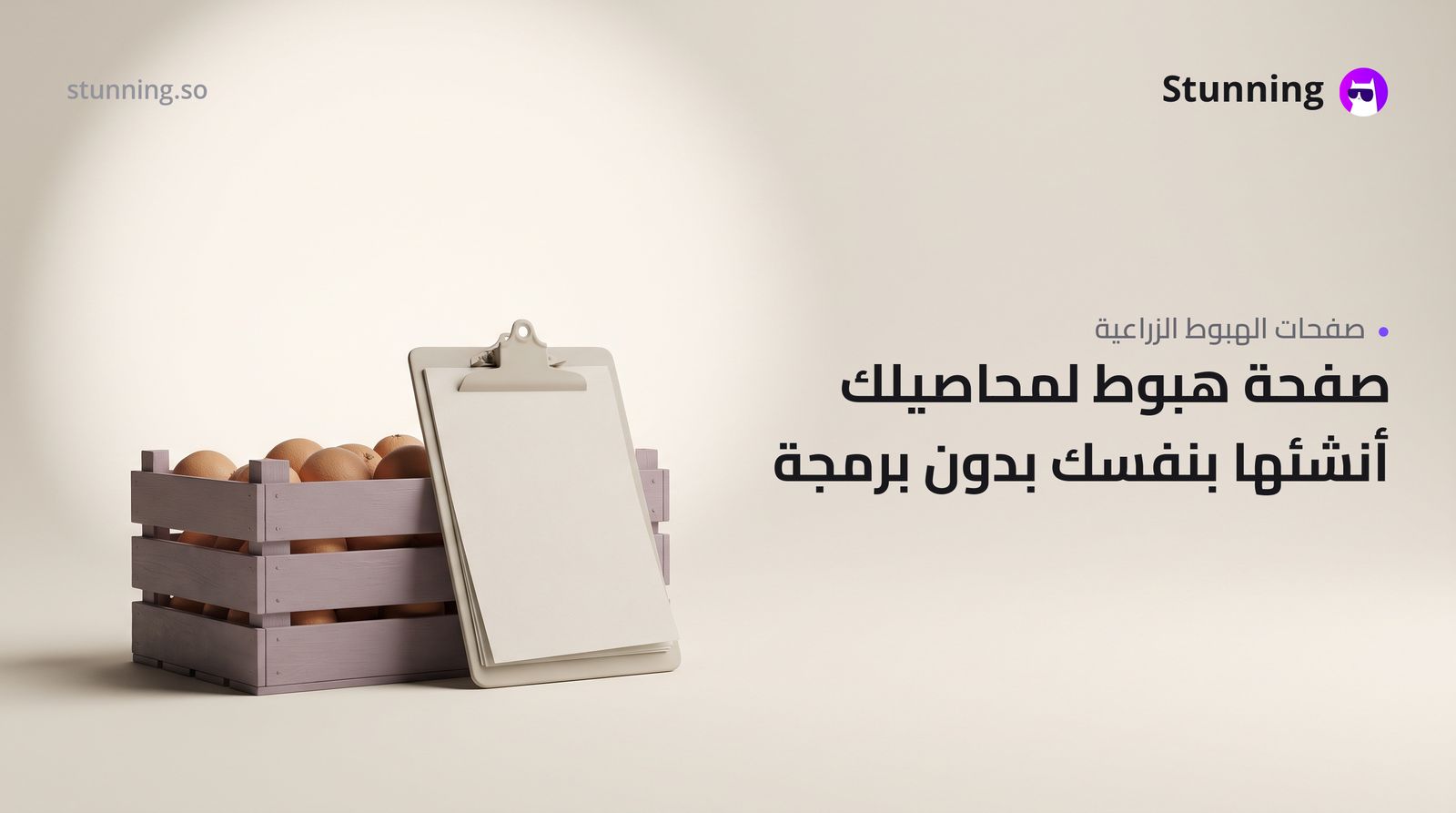 كيفية إنشاء Landing Page لتصدير المنتجات الزراعية بدون برمجة